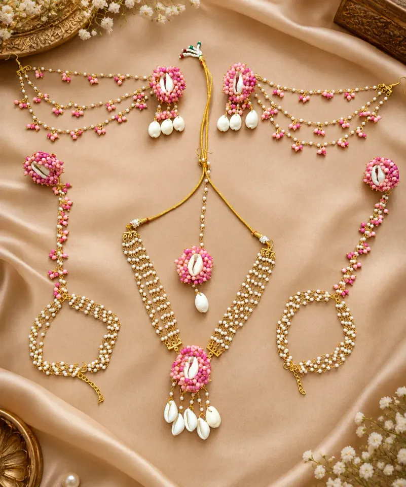 Pink Pearl & Shell – Traditional Indian Wedding Collection