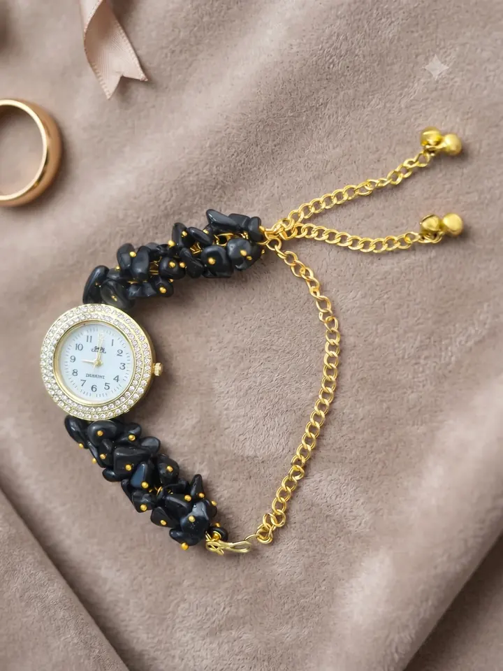 Royal Tourmaline Natural Stone Bracelet Watch