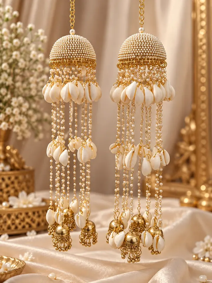 Pearl Shell Royal Bridal Kaleera