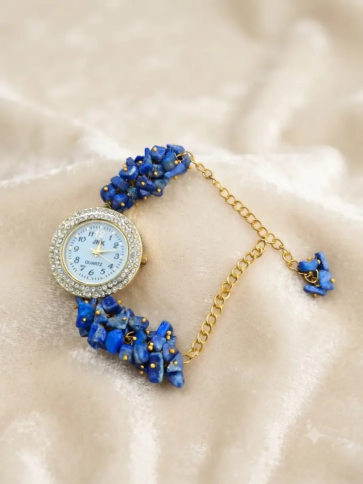 Royal Lapis Lazuli Natural Stone Bracelet Watch