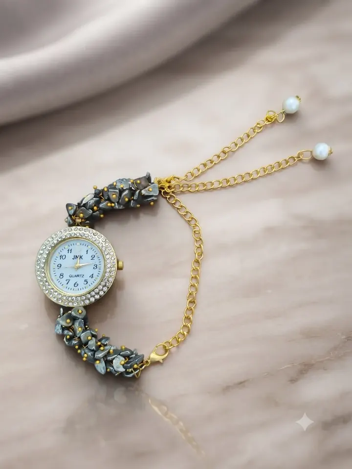 Royal Pyrite Natural Stone Bracelet Watch